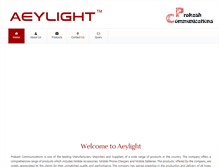 Tablet Screenshot of aeylight.com